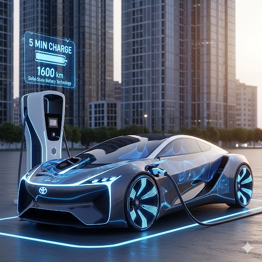 Toyota'dan Devrim Niteliğinde Hamle: 5 Dakikada 1600 KM Menşil Sunan Batarya Geliyor!