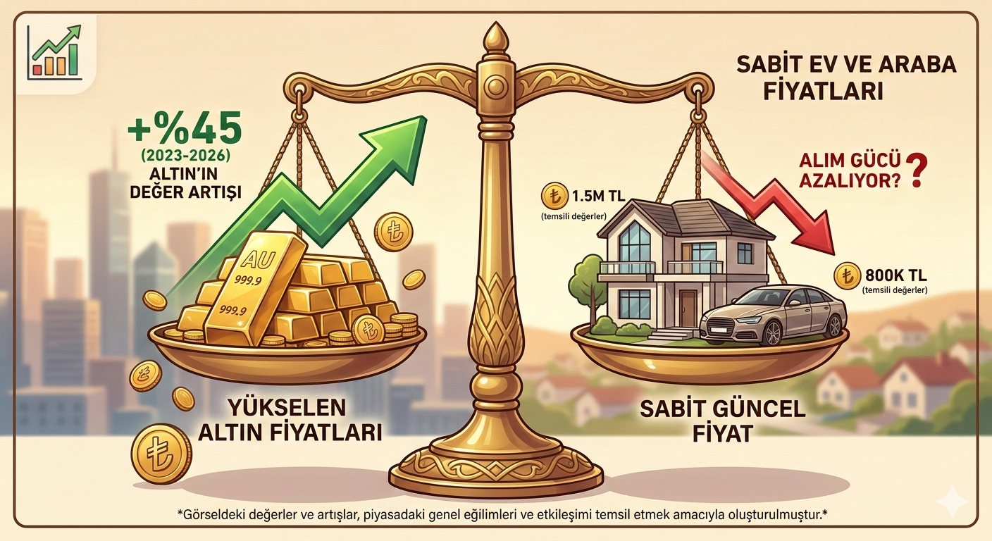 Artan Altın Fiyatlarının Ev ve Araba Piyasasındaki Etkileri